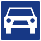 2405 Cesta, določena za motorna vozila